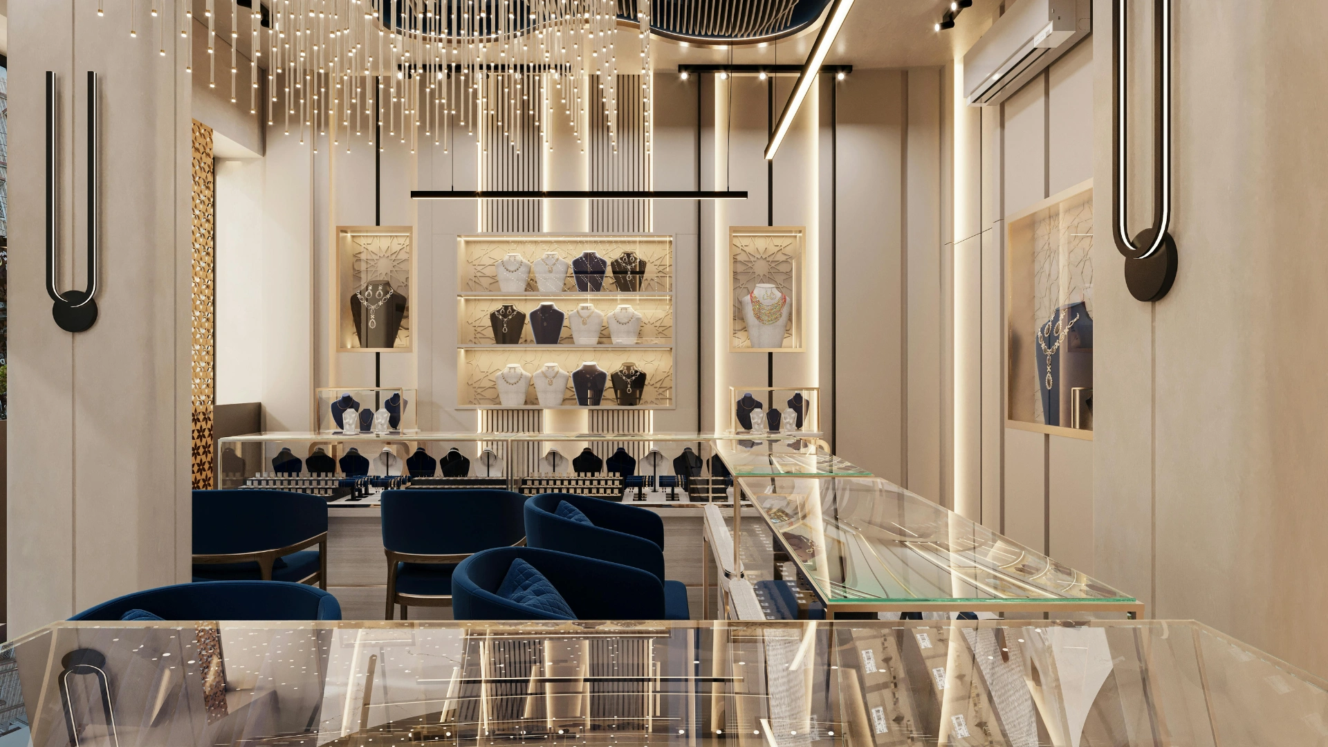low budget shop interior design
