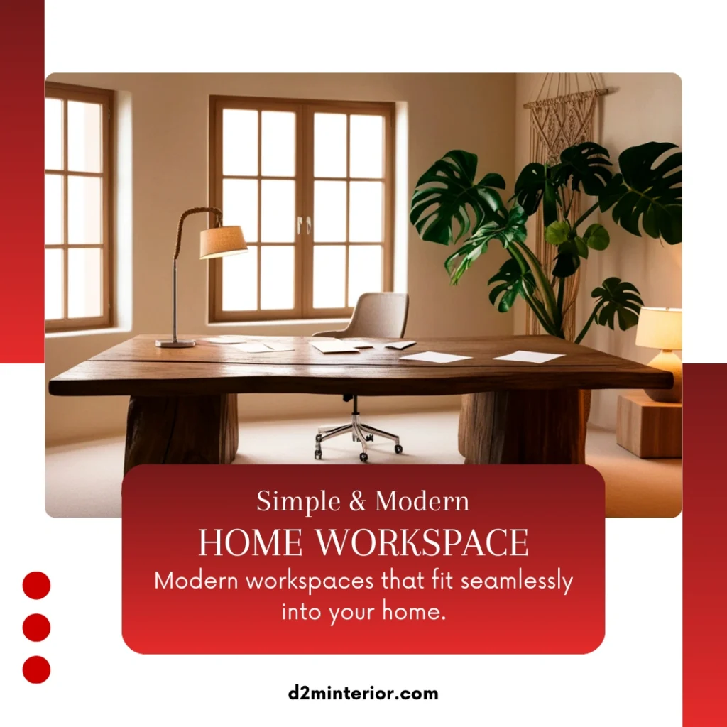 modern home workspace designers in chennai