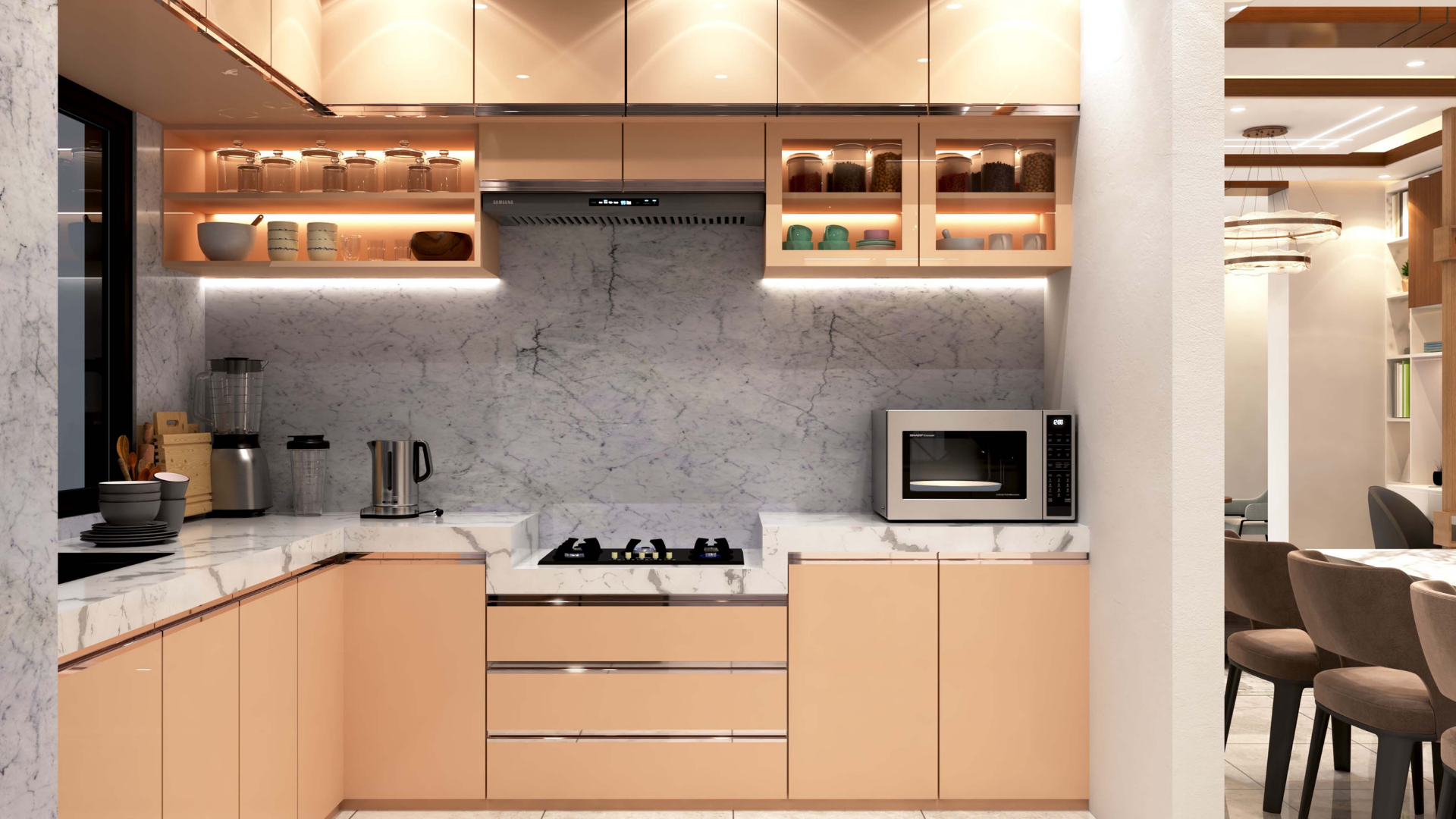 Premium Modular Kitchen Interiors